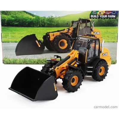 Britains JCB Tm4205 Ruspa Gommata Tractor Scraper Žlutá Černá 1:32