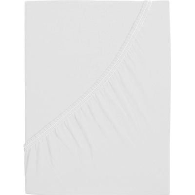 B.E.S. Petrovice Prostěradlo Jersey česaná bavlna mako bílé 160x200
