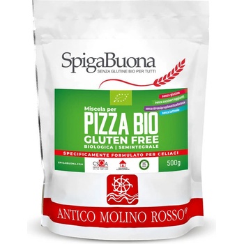 Antico Molino Rosso bezlepková zmes na celozrnnú pizzu TOP BIO SpigaBuona® 2.5 kg