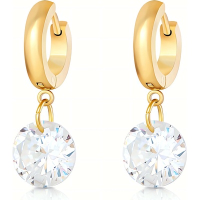 Glanzio Náušnice Crystal Drop 88235