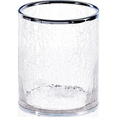 DECOR WALTHER Кошче за отпадъци в баня Crack хром (0933300)