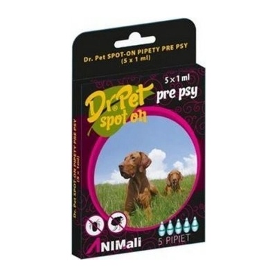 Dr.Pet spot-on antiparazitné pipety pre psy 5 x 1ml