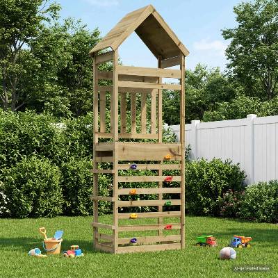 vidaXL Кула за игра на открито Натурално 53 x 85 x 264 см (826534)