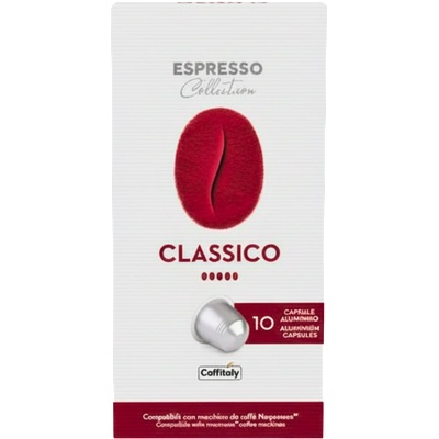 Caffitaly Кафе капсули Caffitaly Espresso Classico съвместими с Nespresso, 10бр