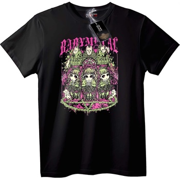 NOONEBRAND Тениска BabyMetal Готик Аниме - 2XL, White