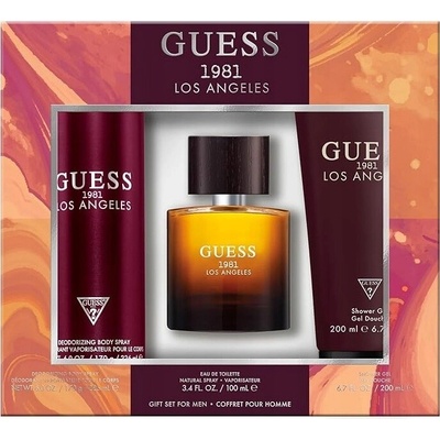 Guess 1981 Los Angeles EDT 100 ml + Deosprej 226 ml + Sprchový gél 200 ml