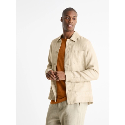 Celio Бежова ленена блуза Celio Baston Celio | Bezhov | МЪЖЕ | M