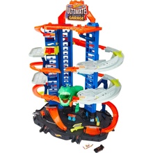 Hot Wheels City Garáž s T-Rexem