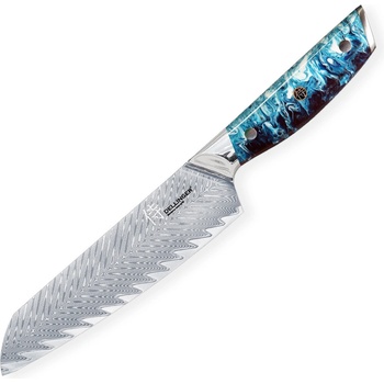 Dellinger Нож Santoku RESIN FUTURE, 17 см, син, Dellinger (DNGRH189)