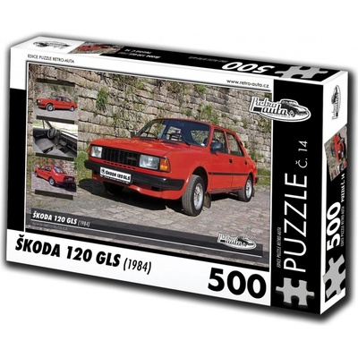 Retro-auta č. 14 Škoda 120 GLS 1984 500 dielov