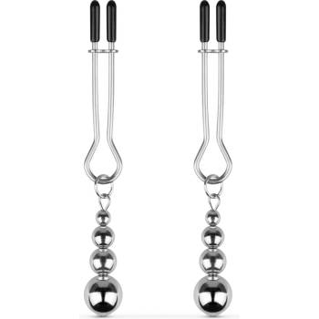 Bedroom Fantasies Nipple and Clitoris Clamps Silver