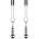 Bedroom Fantasies Nipple and Clitoris Clamps Silver