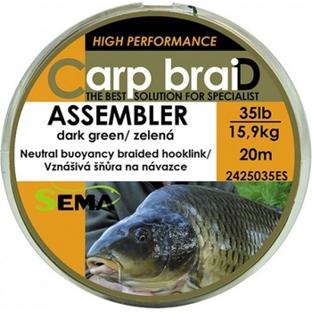 Sema šnúra Assembler green 20m 25lb