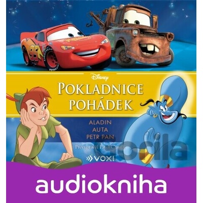 Disney: Pokladnice pohádek Aladin, Auta, Petr Pan - Voxi