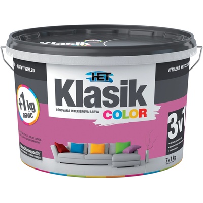 Het - Klasik Color 0317 PURPUROVÝ 7kg + 1kg