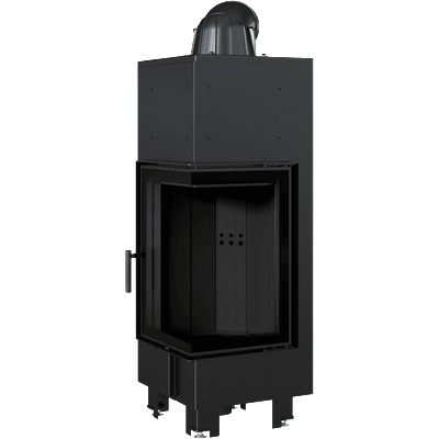 Горивна камера Kratki MBN/680/P/BS/BLACK Ø 200 10 kW, ъглова дясна, black thermotec