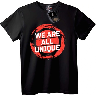 NOONEBRAND Тениска Ние сме уникални - M, Black