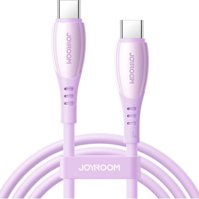 Joyroom S-A59 nabíjací a dátový USB-C na USB-C 1,2m fialový