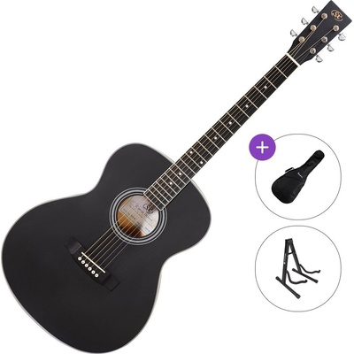 SX SO104 Standard SET Matte Black Фолк китара