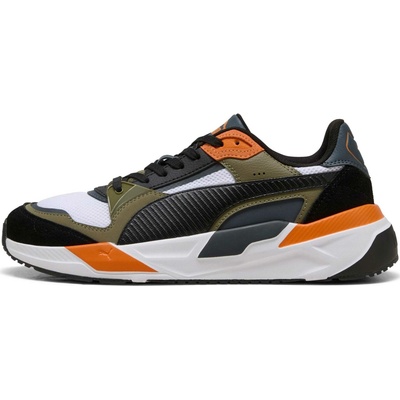Puma trinity 2 Čierna Biela Khaki Oranžová