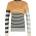 KAVU Дамски пуловер KAVU Women's Hillrose Jumper - Stripe Fuse (117-3375-0214)