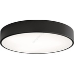 Temar Плафон за баня CLEO 4xE27/24W/230V Ø 50 см черен IP54 (TM0134)