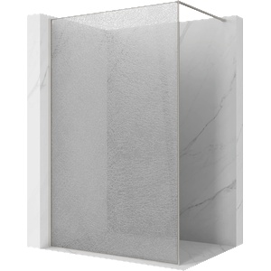 Mexen Kioto душ кабина Walk-in 70 x 200 см, crackle прозрачно 12 мм, четкан никел (800-070-101-97-04-X)