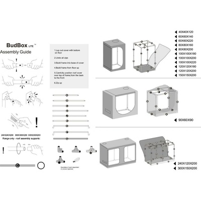 BudBox LITE 60x60x140cm