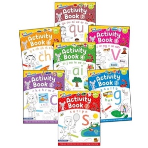 Jolly Phonics Activity Books 1-7 | Sue Lloyd (ISBN: 9781835823804)