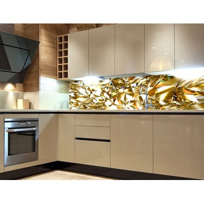 Dimex KI260-072 Samolepící fototapeta do kuchyně Golden Crystal rozměry 260 x 60 cm