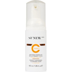 SunewMed+ Active Foaming Cleanser Face and Eye Makeup Removal пяна за почистване и премахване на грим с витамин С 40ml