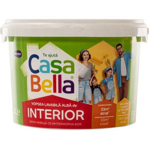 CASA BELLA БОЯ ИНТЕРИОРНА casa bella 2.5л БЯЛА (4000242)