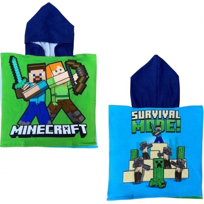 Faro pončo Minecraft micro mikrovlákno 50 x 100 cm