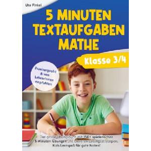 5 Minuten Textaufgaben Klasse 3/4 Mathe | Ute Finkel (ISBN: 9789403717470)