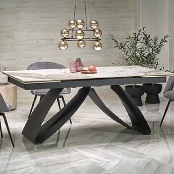 ЕВРОМАР Разтегателна трапезна маса hilario бежов (100.001.0220)