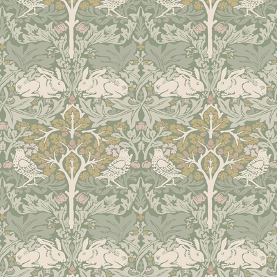 William Morris at Home 140500 Vliesová tapeta na zeď vol.2, rozměry 10 x 0,52 m