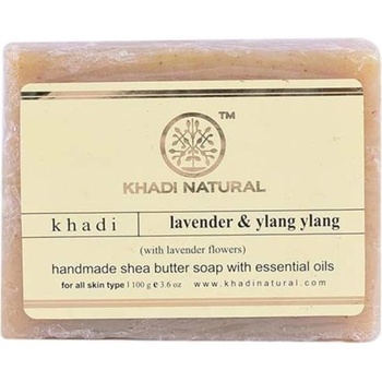 Khadi Natural Ajurvédske levanduľové Ylang-ylang mydlo 100 g