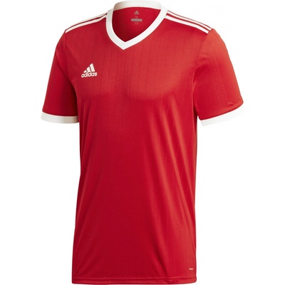 adidas Tabela 18 krátký rukáv Červená Bílá Pánské