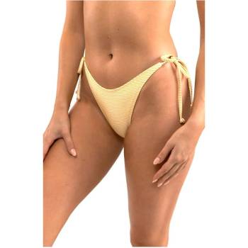 RHYTHM Noumea Hi Cut bikini bottom - Yellow (Daffodil)