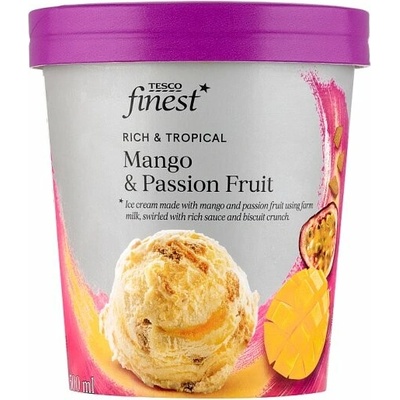 Tesco Finest Mangovo-marakujový smotanový 500 ml