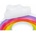BESTWAY Inflatable Swimming Ring 107 cm Rainbow Bestway 43647