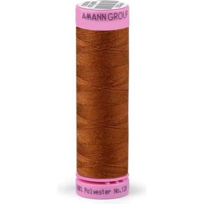 Polyesterové nitě návin 100 m Aspo Amann 0163 Bombay Brown