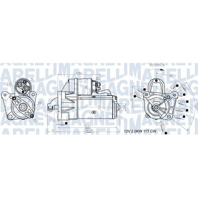 Startér MAGNETI MARELLI MQS1193