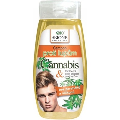 Bione cosmetics Cannabis Šampón na vlasy Proti lupinám 260 ml