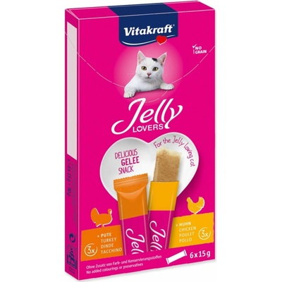 Vitakraft Jelly Lovers kura a morka 6 x 15 g