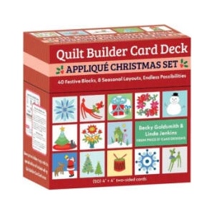 QUILT BUILDER CARD DECK APPLIQUE CHRISTM | GOLDSMITH BECKY (ISBN: 9781644036761)