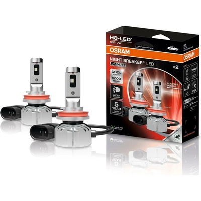 OSRAM H8 NIGHT BREAKER LED SMART s homologizáciou 12V 7W BOX 64212DWNBSM-2HB
