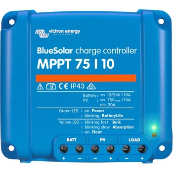 Image 1 of Victron Energy BlueSolar MPPT 75/10 Контролер за зареждане (112698)