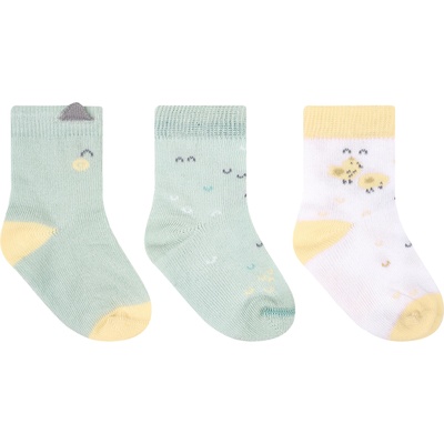 Бебешки чорапи с 3D уши KikkaBoo Sleepy Sheep - 0-6 м, 3 броя (31110010210)