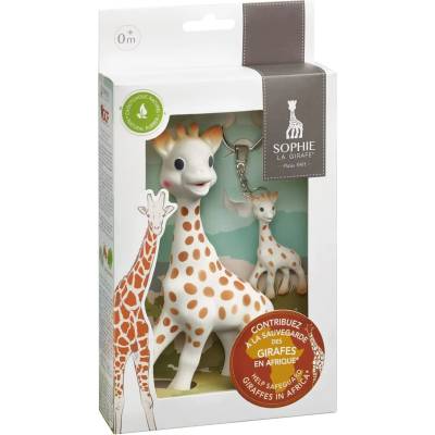 Sophie la Girafe Комплект играчка и ключодържател Sophie la Girafe, с благотворителна кауза (S516514)